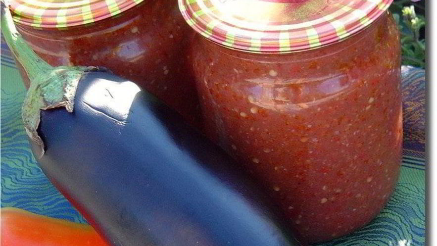 Рецепт аджики с баклажанами