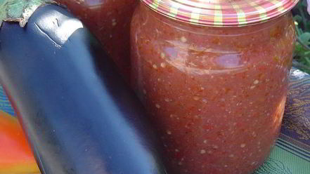 Рецепт аджики с баклажанами