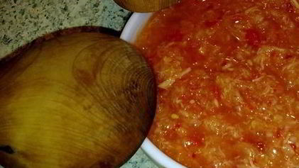 Рецепт Аджики с хреном на зиму