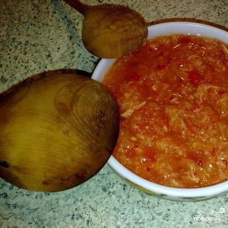 Рецепт Аджики с хреном на зиму