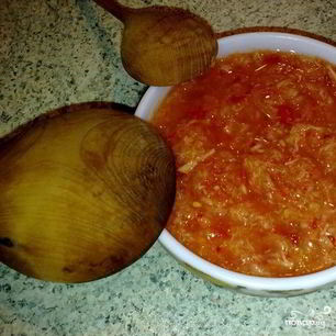 Рецепт Аджики с хреном на зиму