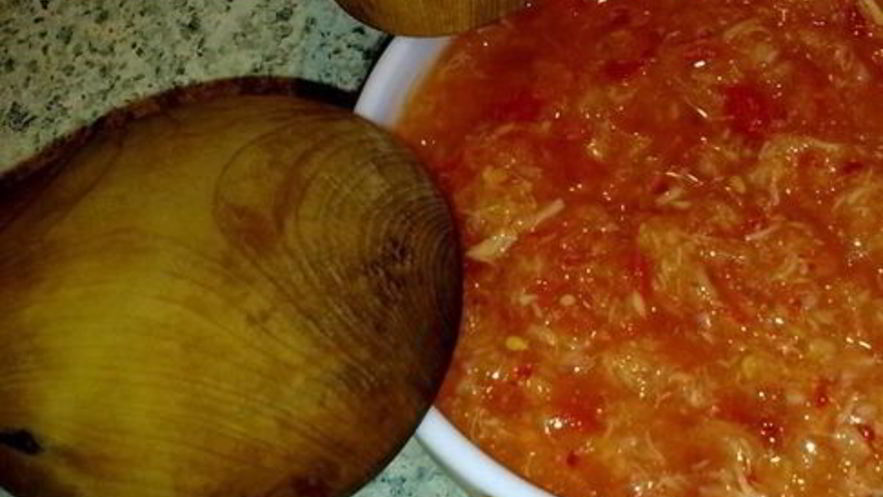 Рецепт аджики с хреном на зиму