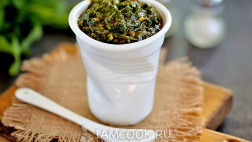 Рецепт аджики с кинзой