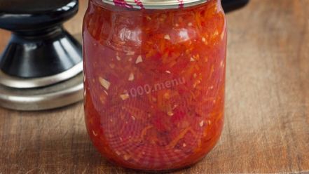Рецепт аджики с яблоками и помидорами