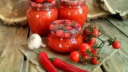 Рецепт Аджики вареной