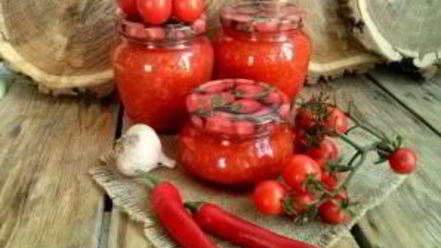 Рецепт аджики вареной