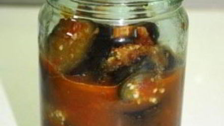 Рецепт баклажанов в аджике на зиму