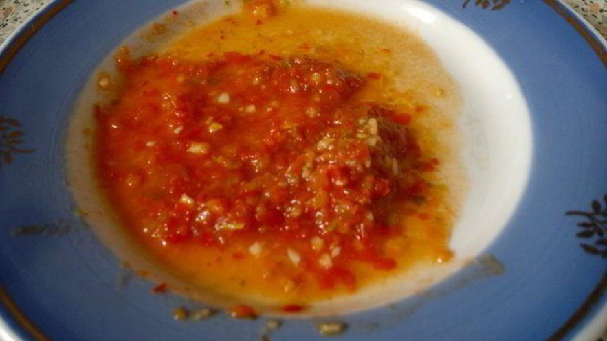 Рецепт горькой аджики