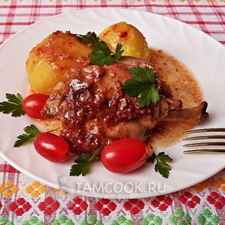 Рецепт Кролика в аджике