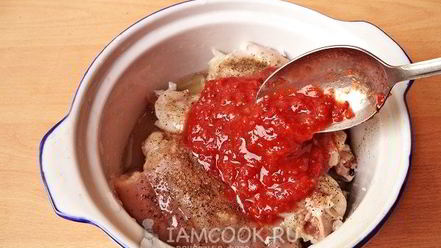 Рецепт кролика в аджике