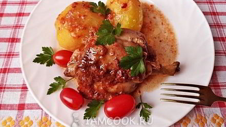 Рецепт кролика в аджике