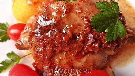 Рецепт кролика в аджике