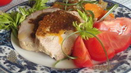 Рецепт мясной трапезы с аджикой