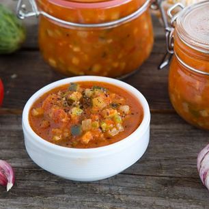 Рецепт Огуречно-томатной приправа в стиле аджики