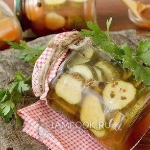 Рецепт Огурцов в аджике на зиму