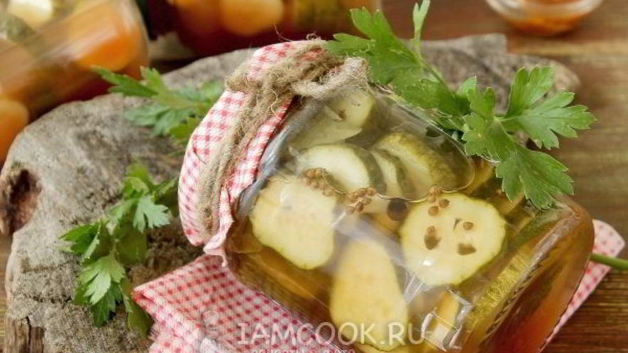 Рецепт огурцов в аджике на зиму