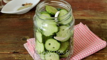Рецепт огурцов в аджике на зиму