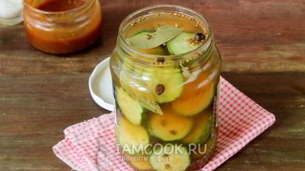 Рецепт огурцов в аджике на зиму