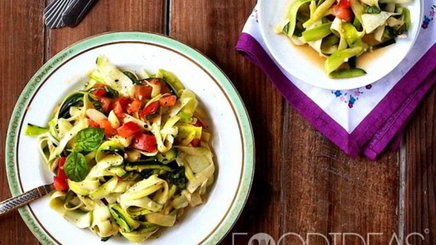 Рецепт салата с цукини и помидорами по-таджикски