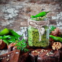 Зеленая аджика по-абхазски