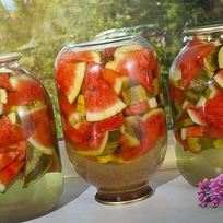 Рецепт Арбузов в 3 литровых банках на зиму