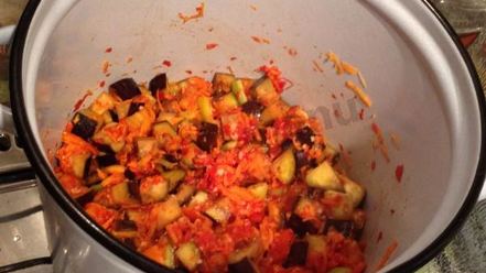 Рецепт баклажанов с фасолью на зиму салат