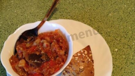 Рецепт баклажанов с фасолью на зиму салат