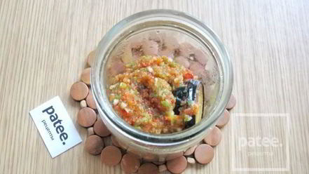 Рецепт баклажанов с перцем болгарским на зиму