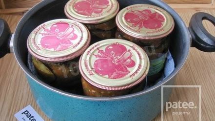 Рецепт баклажанов с перцем болгарским на зиму