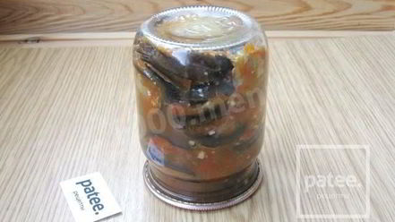 Рецепт баклажанов с перцем болгарским на зиму