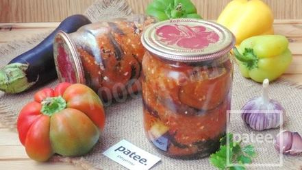 Рецепт баклажанов с перцем болгарским на зиму