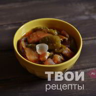 Рецепт Баклажанов с перцем на зиму