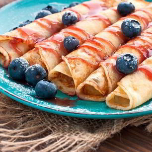 Рецепт Блинчиков с джемом