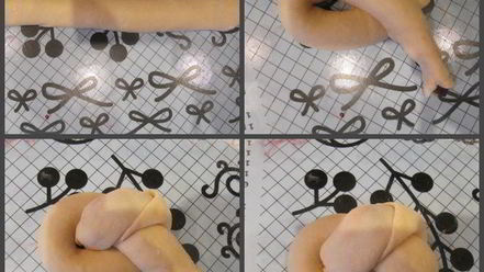 Рецепт булочек-узелков с джемом