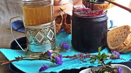 Рецепт черничного джема из духовки