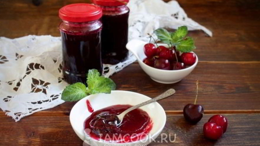 Рецепт джема из черешни без косточек