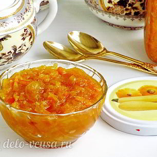 Рецепт Джема из кабачков с апельсином и лимоном в мультиварке