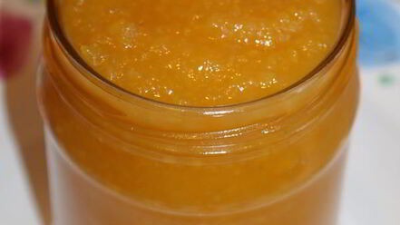 Рецепт джема из кабачков с курагой и лимоном