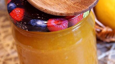 Рецепт джема из кабачков с курагой и лимоном