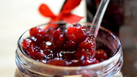 Рецепт клюквенного джема с апельсиновым ликером