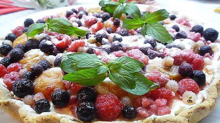 Рецепт кростаты с абрикосовым джемом и рикоттой