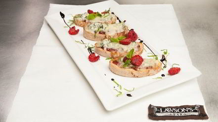 Рецепт кростини с джемом и горгонзоллой