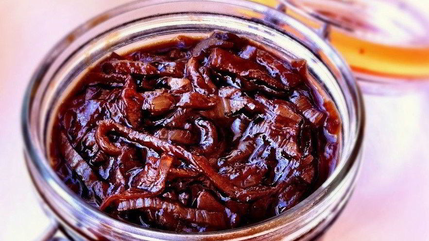 Рецепт лукового джема с пивом и шоколадом