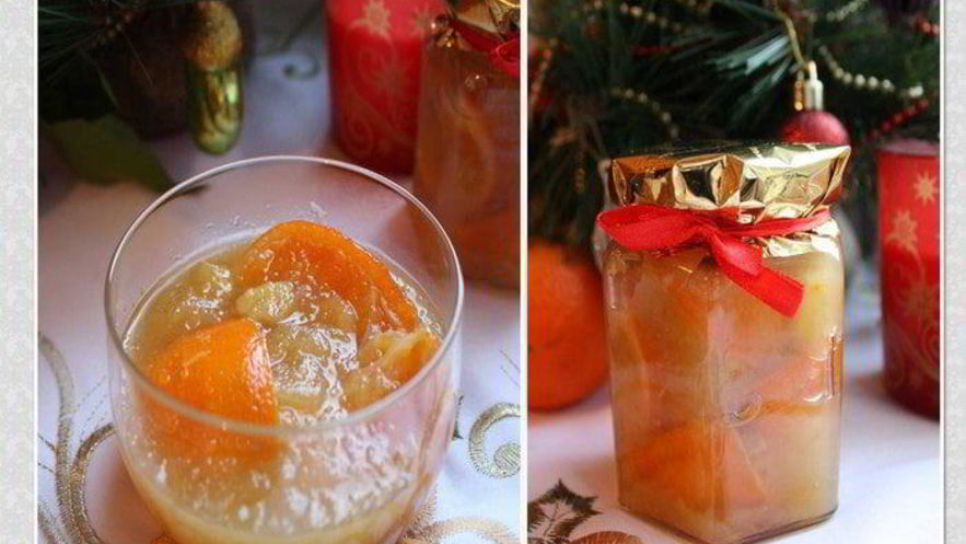 Рецепт мандаринова-имбирного джем