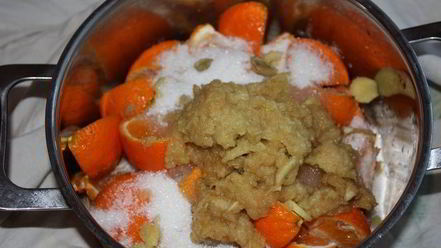 Рецепт мандаринова-имбирного джем