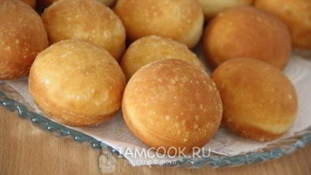 Рецепт пончиков с джемом