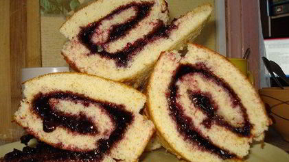 Рецепт Рулета с джемом