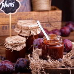 Рецепт Сливового джема-соуса с горьким шоколадом