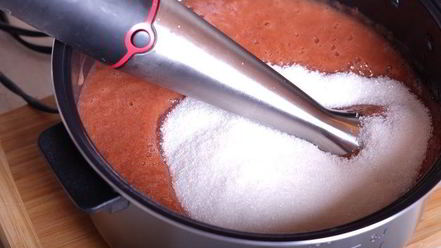 Рецепт сливового джема-соуса с горьким шоколадом