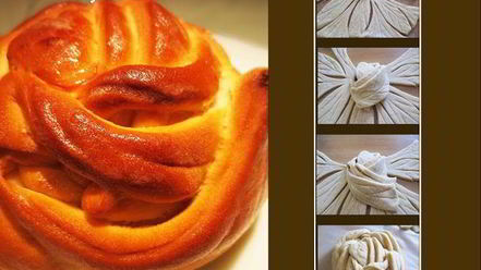 Рецепт слоеных булочек с малиновым джемом